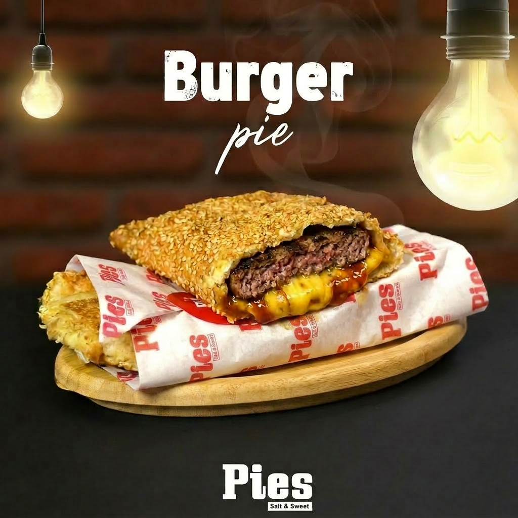 Chicken Burger Pie