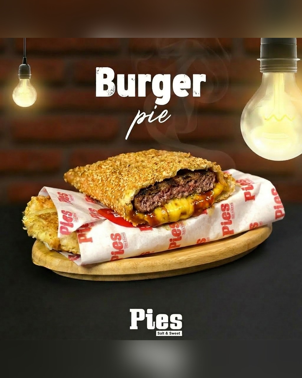 Chicken Burger Pie
