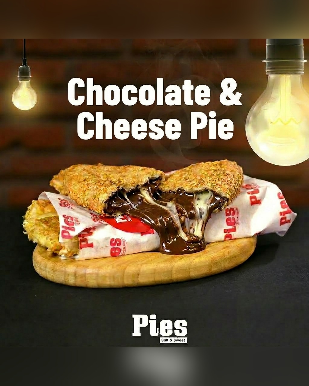 Chocolate & Cheese Pie