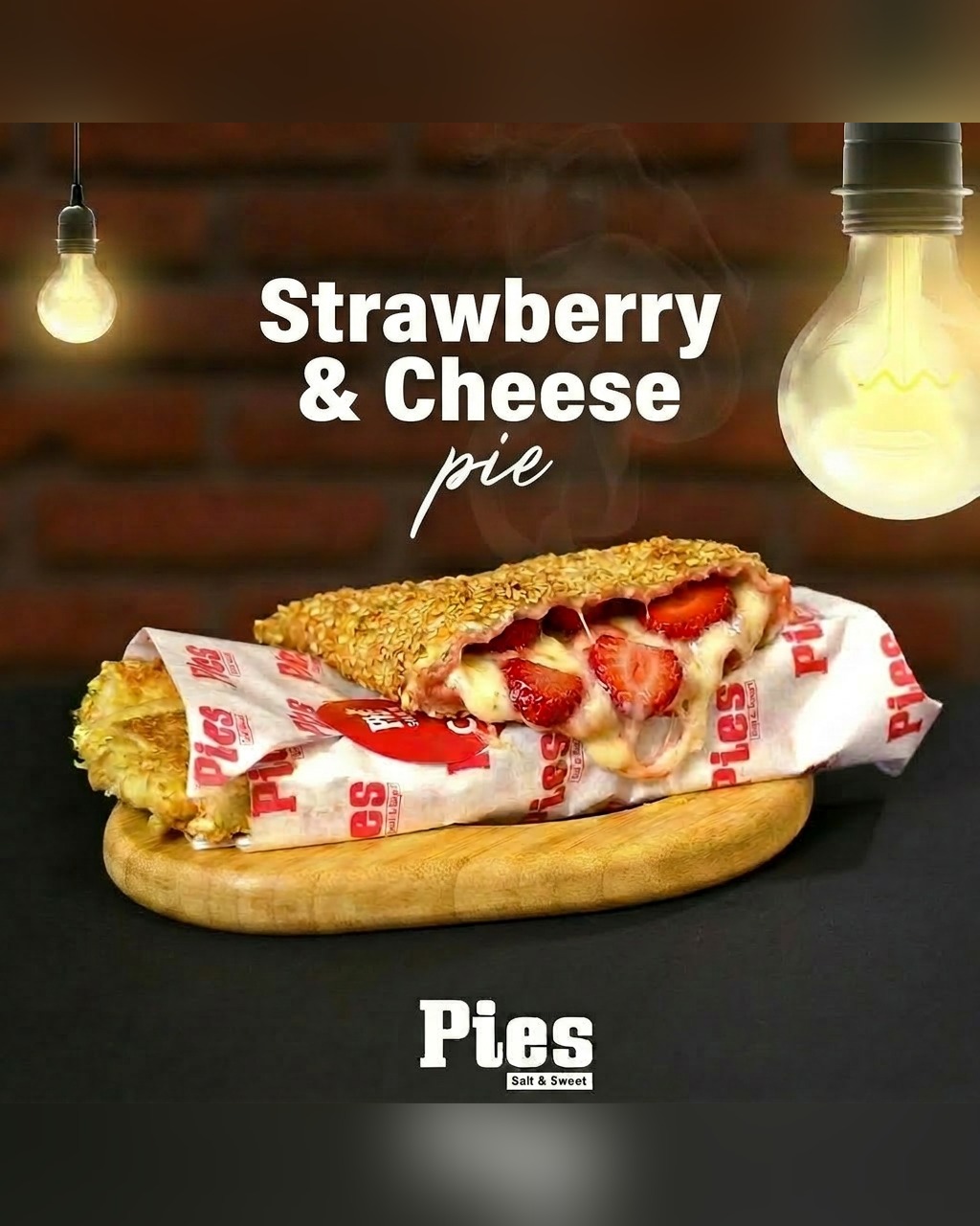 Strawberry & Cheese Pie